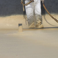 seamless, protective Wilmington foam roofing